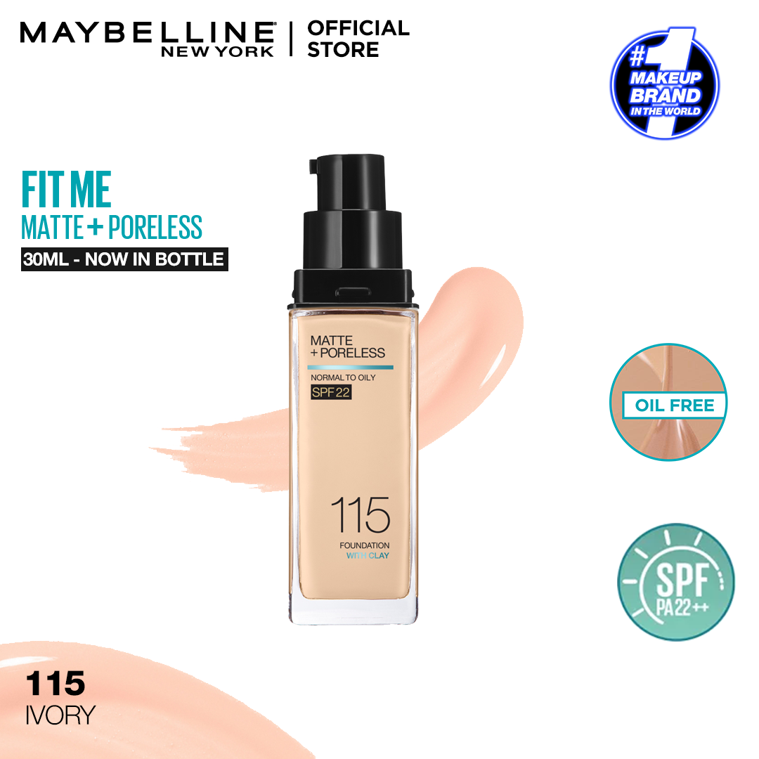 Maybelline New York Fit Me Matte & Poreless Liquid Foundation - trendifypk