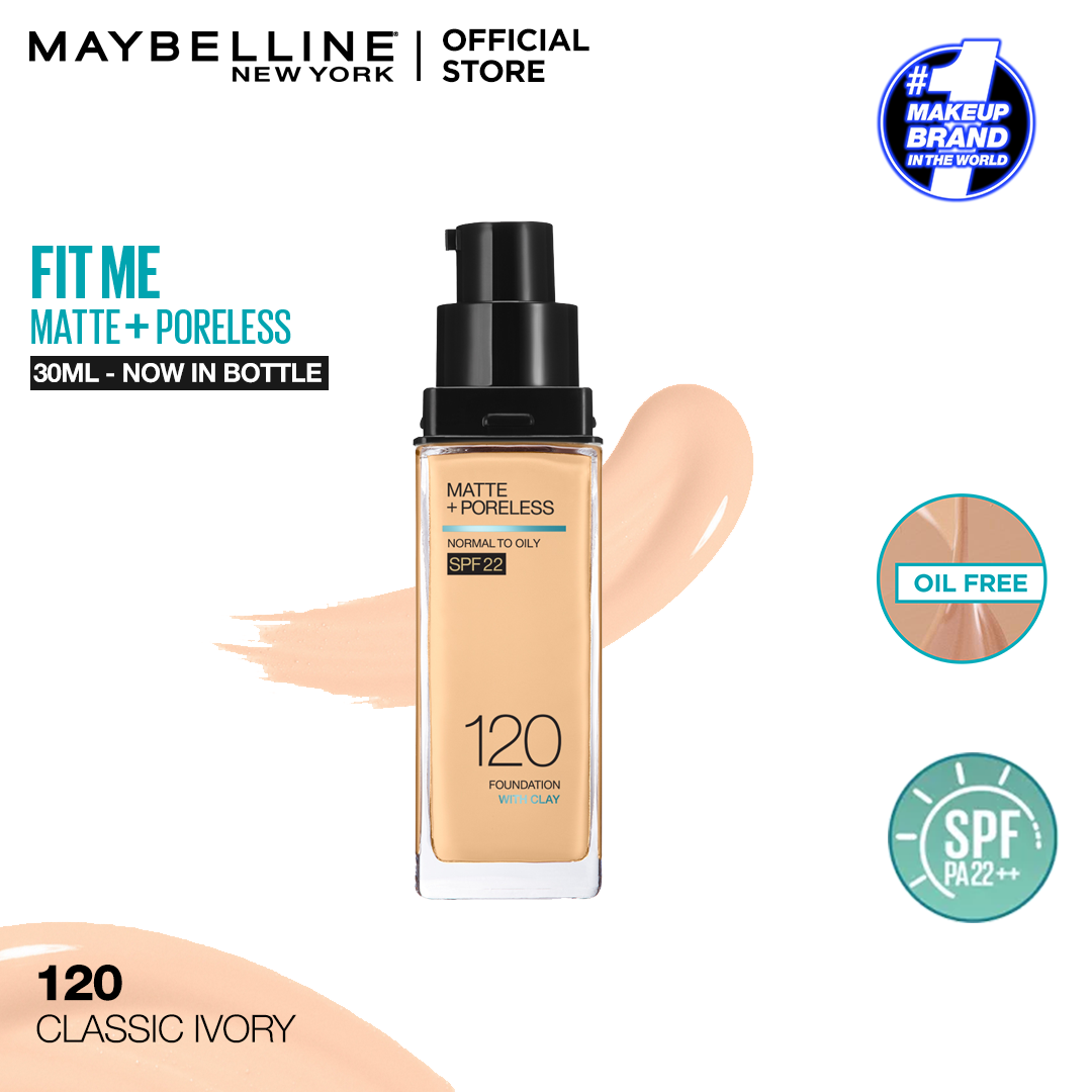 Maybelline New York Fit Me Matte & Poreless Liquid Foundation - trendifypk