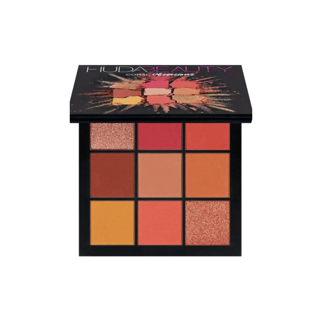 Huda Beauty Coral Obsession Eyeshadow Palette-trendify.pk