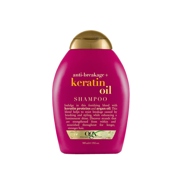Ogx Anti Breakage Keratin Oil Shampoo 385ml - trendifypk