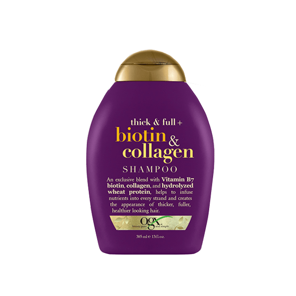 Ogx Thick &amp; Full + Biotin &amp; Collagen Shampoo 385ml - trendifypk