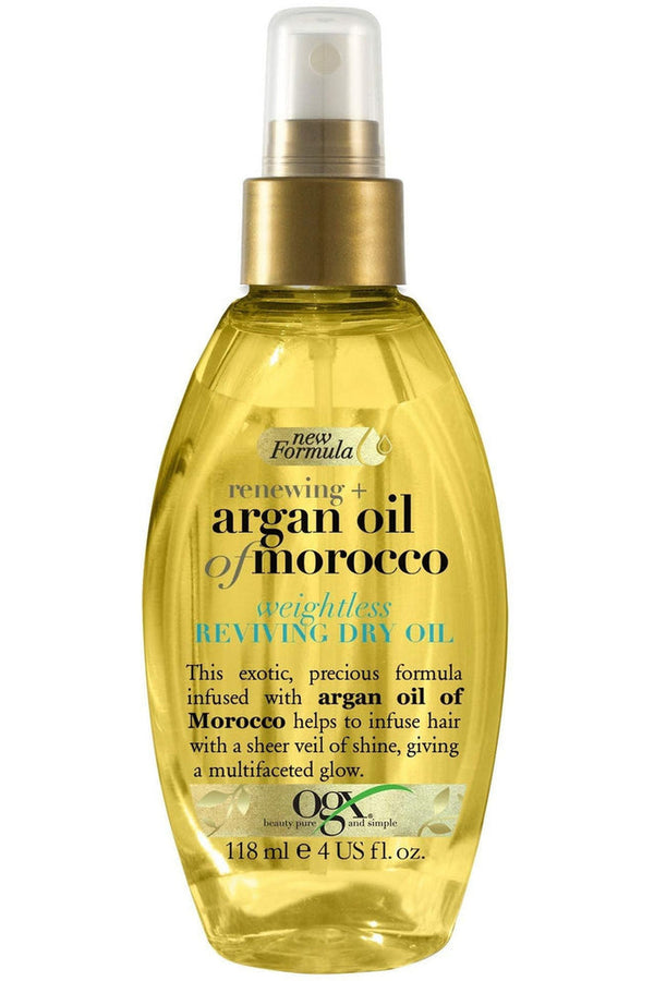 OGX Renewing Argan Oil Of Morocco Weightless Reviving Dry Oil 118ml - trendifypk