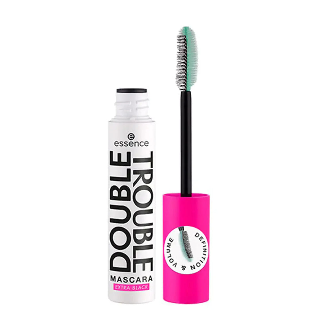 Essence Mascara Double Trouble Extra Black-trendify.pk